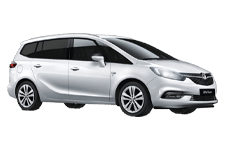 Car Hire Cornwall - Vauxhall Zafira 7-Seater - Minibus hire Cornwall